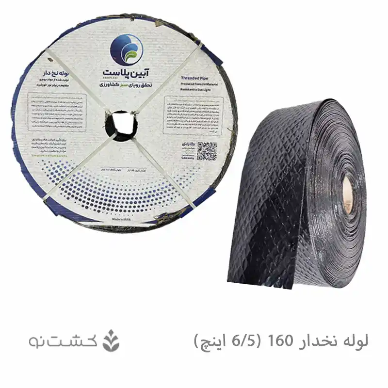 لوله نخ دار آبین پلاست 160 (6.5 اینچ)